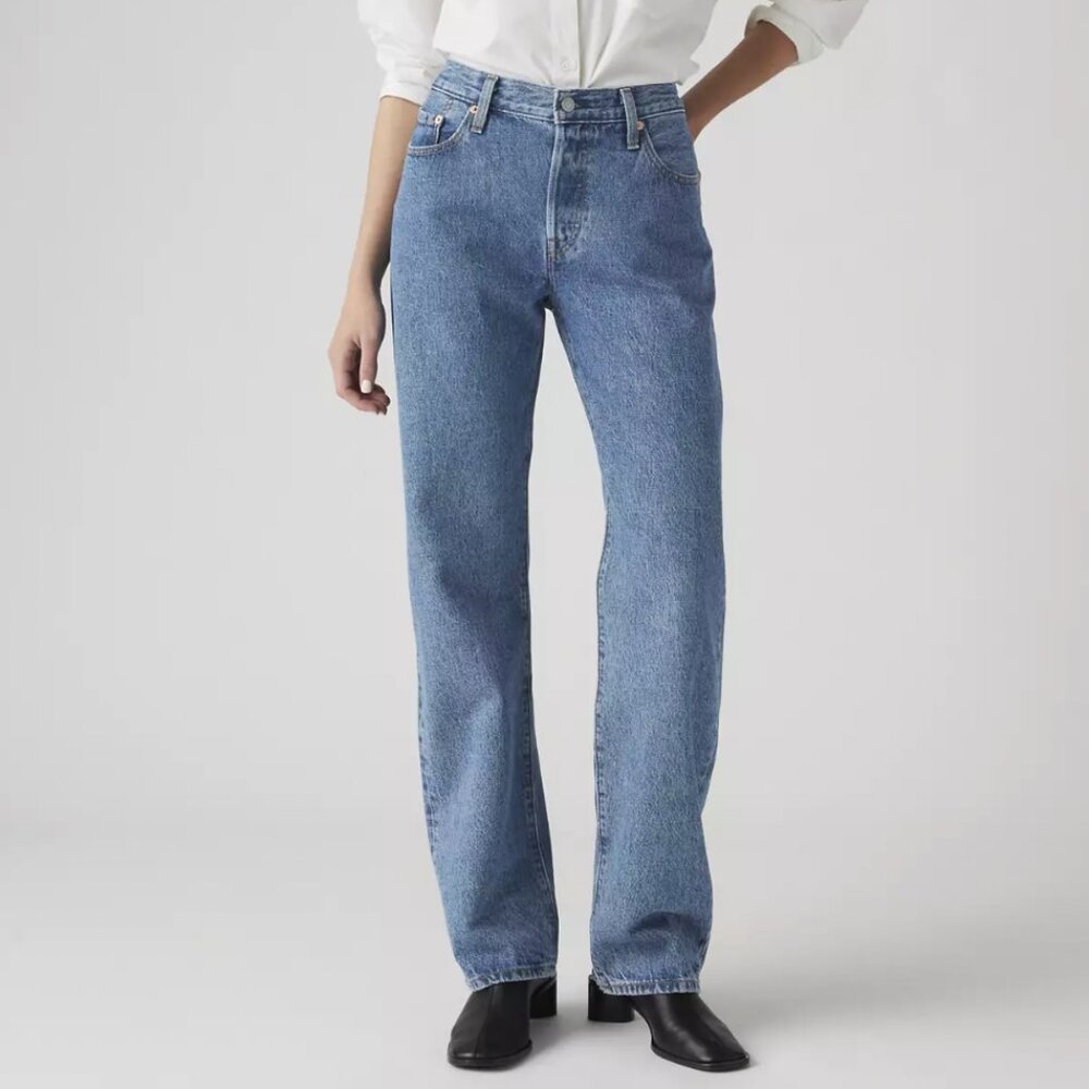 NWT Levi's 501 90’s Women’s Denim Jeans in Classic Blue